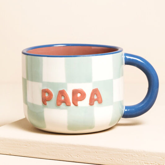Checkered Papa Mug