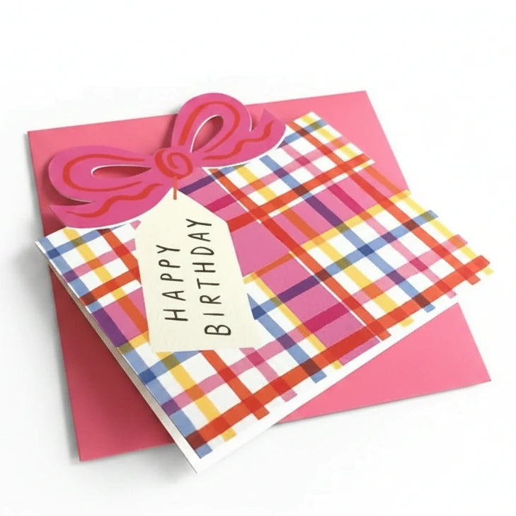 Happy Birthday Bow Greeting Card