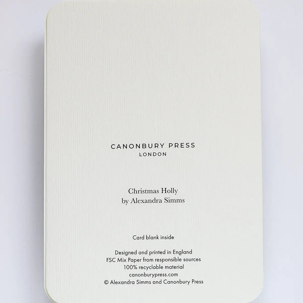 Christmas Holly - Holiday Card