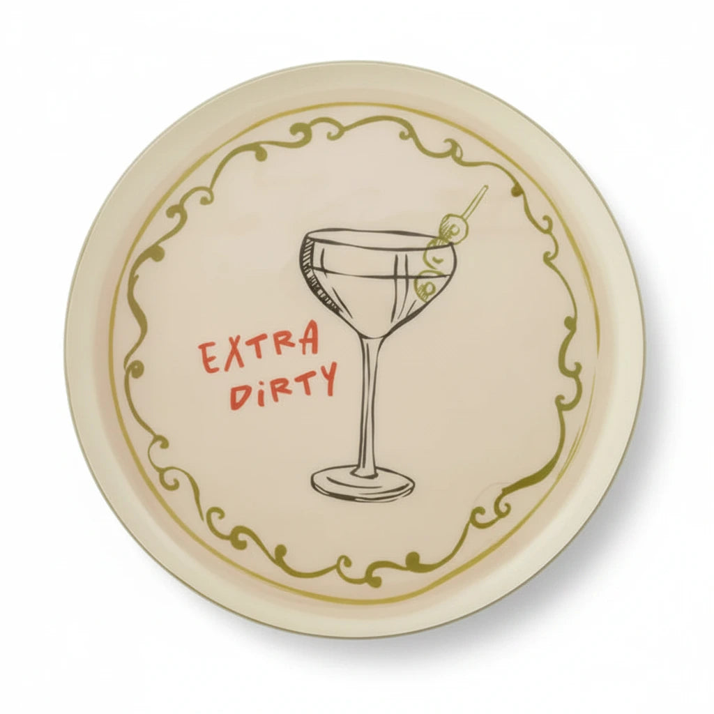 Dirty Martini Metal Tray