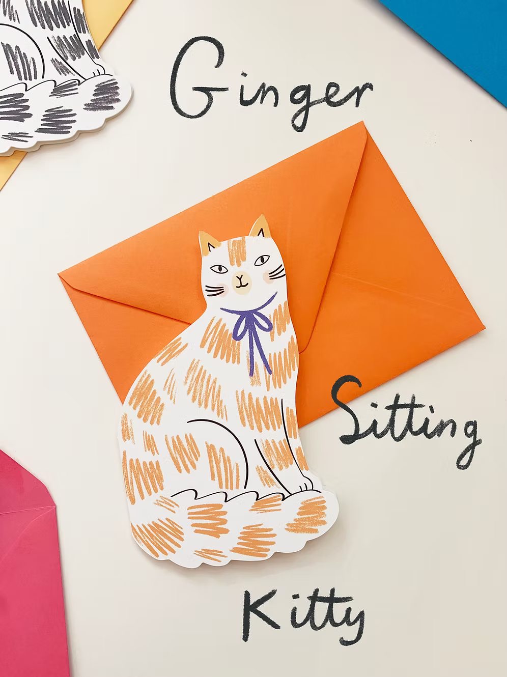 Ginger Cat Greeting Card