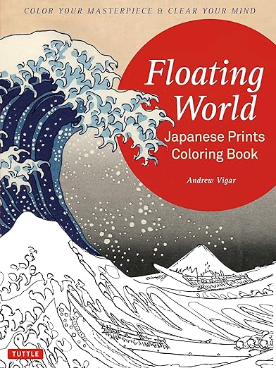 Floating World Japanese Prints Colouring Book