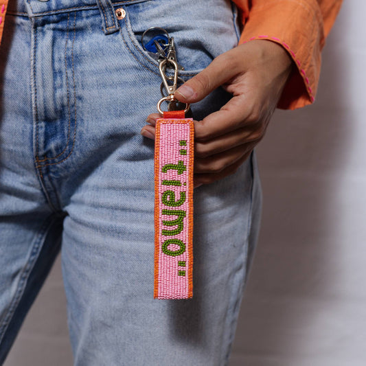 Tiamo Beaded Keychain