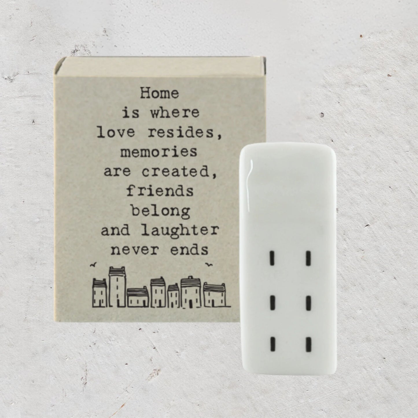 Home Is Where Love Resides House Porcelain