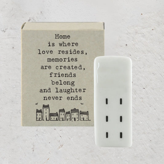 Home Is Where Love Resides House Porcelain