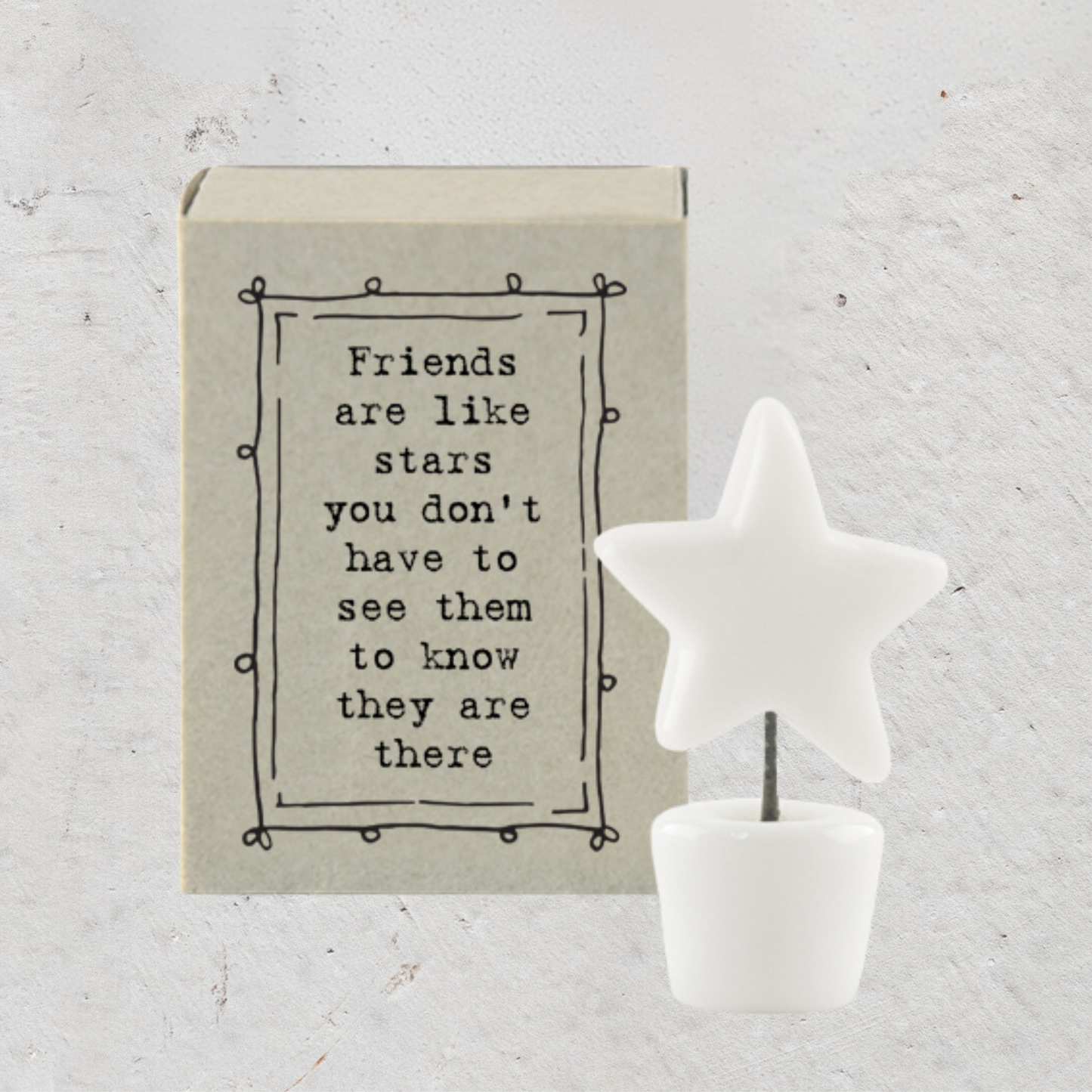 Little Standing Star Porcelain