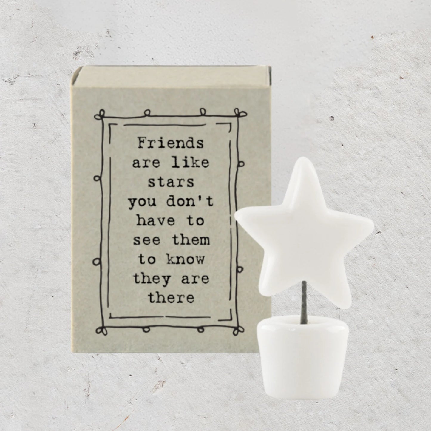 Little Standing Star Porcelain