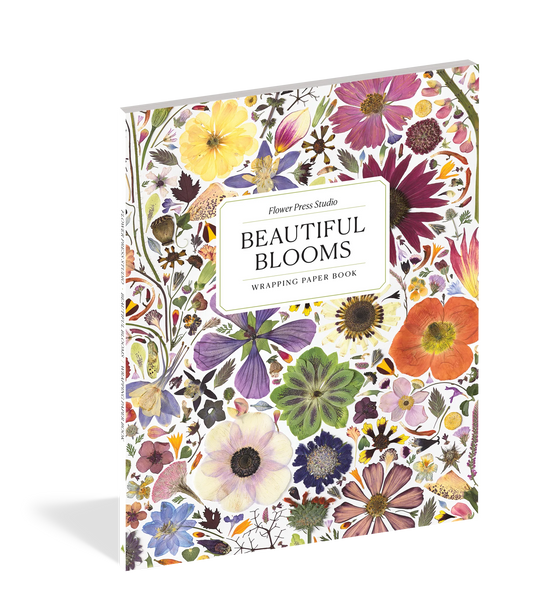 Beautiful Blooms Wrapping Paper Book