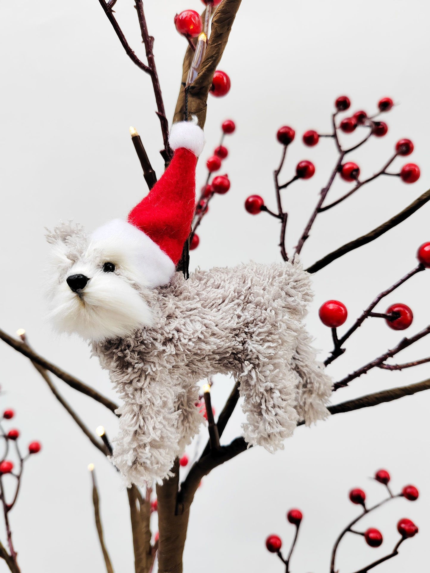 Schnauzer Christmas Ornament