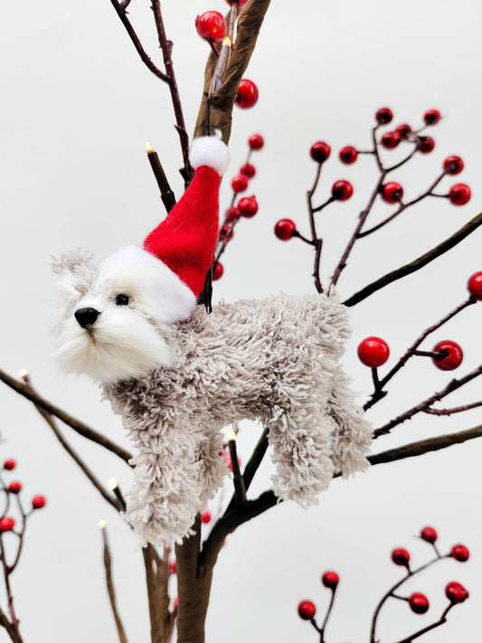 Schnauzer Christmas Ornament