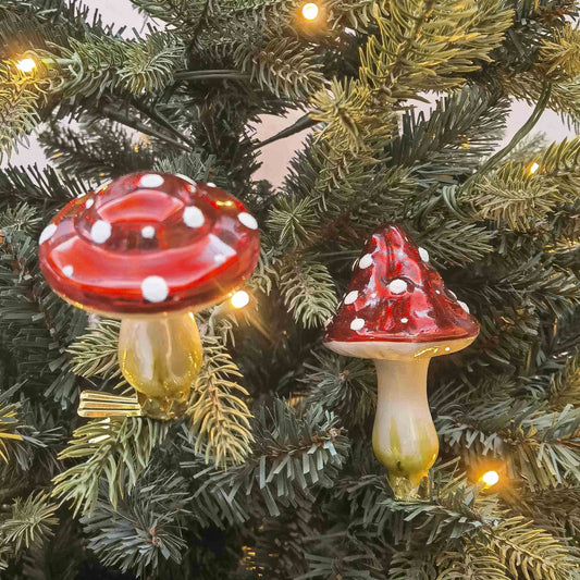 Toadstool Christmas Ornaments