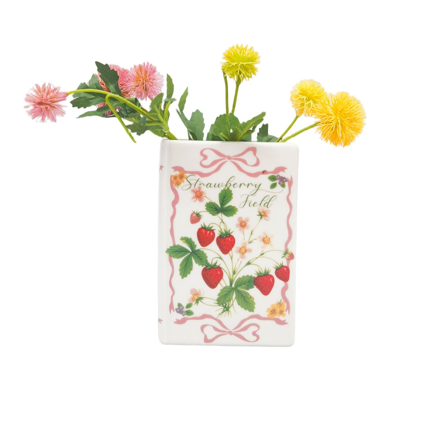 Strawberry Fields Book Vase