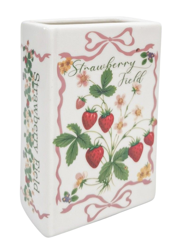 Strawberry Fields Book Vase