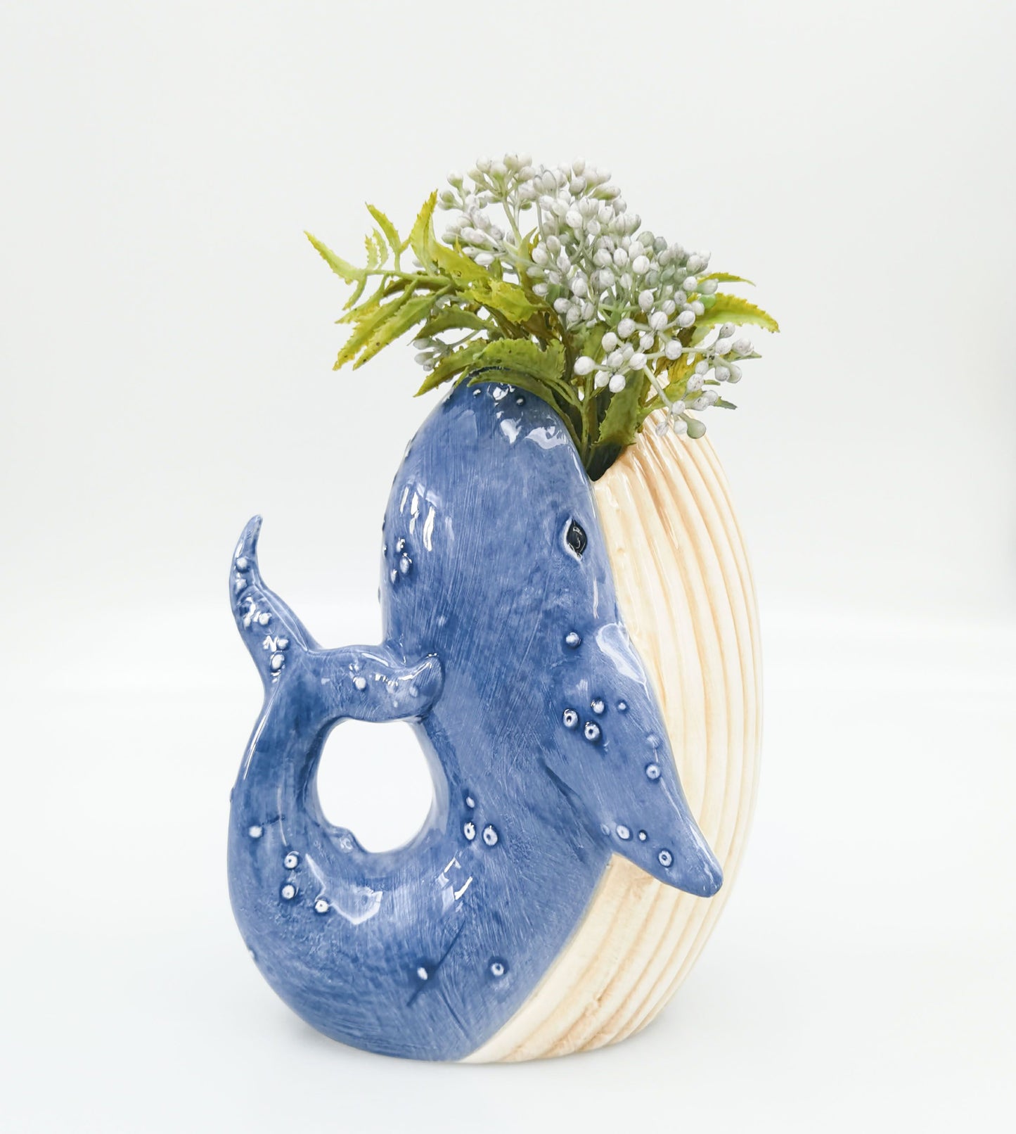 Reef Whale Vase